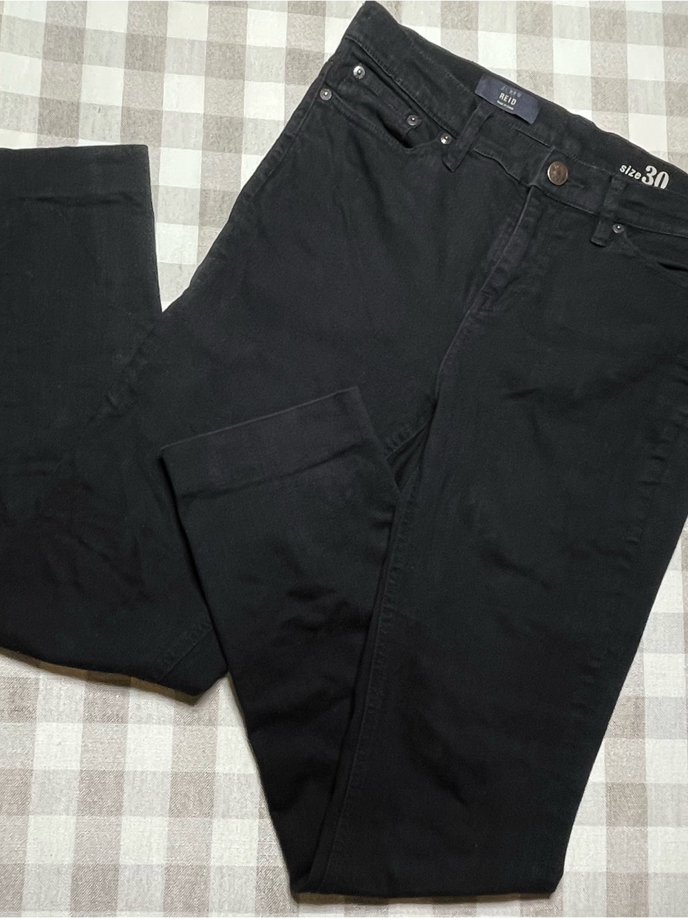 J. Crew Ladies Slim Straight Jeans - Black